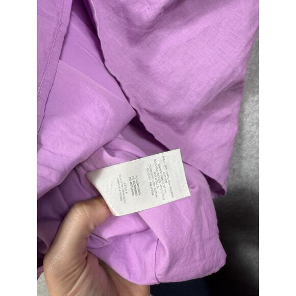 Sunday Best Womens Size 2XS Saida Mini Dress Linen Organic Cotton NWT - Picture 6 of 10